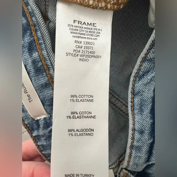 Frame The Ruler Straight Leg Jeans